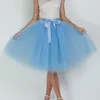 Skirts Princess Fairy Tulle Skirt Womens Dance Tutu Ball Gown Lolita Petticoat Party Puffy Ballet Dancewear Faldas