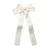 Hårklipp bow bowknot barrettes koreanska glida mode svartvita prinsessor