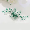 Hair Clips Retro Rhinestone Bridal Side Comb Luxurious Alloy Accessories For Birthday Stage Party Hairstyle Making