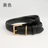 Belts Retro Genuine Leather Plush Belt For Women Minimalist And Versatile Casual Needle Buckle Jeans Pant Waistband Black