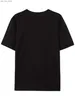 Dames T-shirt Bloembrief Afdrukronde Hek T-shirts Loose comfortabele korte slev Graphic T Womens Summer Tops Y240420