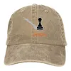 Шариковые шапки пешка, набрасывая короля в шахматной бейсбол
