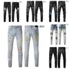 Herren Jeans Designer Jeans AM Jeans 8820 Hochwertige Modes Patchwork Ripped Leggings 28-40