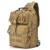 Sac à dos tactique sac à dos assaut militaire EDC Rucksack Men Sac en plein air Chasse de randonnée de randonnée Utilitaire Camo molle sac