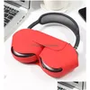 Acessórios para fones de ouvido para airpods max fone de fone de ouvido shell smart casas de couro de luxo capa de fones de ouvido de maçã em pods de ar dhu1p