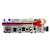 Datorgränssnittskortstyrenheter White Ver 010x PCIe Riser-kort med 6 LED-flash-lampor 8 Kondensatorer 009s 010s Plus PCI-E 1X till 16 OTLTB