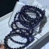 Géomancy accessoire féminin Feng Shui Blue Tansang crevette peau étoile étoiles Violet Stone Bracelet
