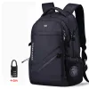 Sac à dos Mochila Swiss Swiss Men's Antift Backpack USB Notebook Sacs de voyage Sacs imperméables Business 15,6 17 pouces pour ordinateur portable Femmes