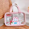 Cosmetic Bags Wash Pouch Large Capacity Travel Cases Bear Makeup Bag Storage Toiletry Transparent Organizer