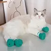 猫の衣装4PCS実用的な爪プロテクター防止再利用可能なペットカバーグルーミング入浴シェービングフット