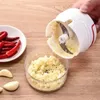 Manual de molinillo de ajo pequeño Chopper de ajo multifunción Presiona Comida Vegetales Gadgets Masher Cutter Meat Kitchen