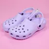2024 En İyi Tasarımcı Kids Crocse Echo Clog Kadınlar Sandalet Slayt Terlik Erkek Tokalı Klasik Ayakkabı Bebek Çocuk Terlik Slaytları Üçlü Black Beyaz