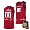 2024 Final Four 3 MJ Rice NC State Basketball Stiched Jersey 11 Dennis Parker Jr. 1 Jayden Taylor NC State Wolfpack Custom Jersey Women Youth 4 Spud Webb 24 Ernest Ross