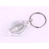 UV -lampor 100 st mini fackla nyckelkedja ring pk keyring vit LED -ljus bbs pon 2 mikro nyckelring ficklampan lampa släpp leveransbelysning dh0k3