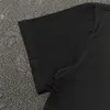 Prawdziwe zdjęcia czarna koszulka mężczyzn Kobiety Wysokiej jakości krótkie rękawy nadruk T-shirt top koszulki Załoga szyi