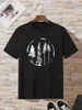 Women's T-Shirt Woods TPrint T-Shirt for Womens Casual Crew Neck Short-Slve Fashion Summer T-Shirts TopsRegular and Oversize T Y240420