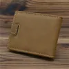 Clips rfid Dollar Money Clip lässig kleine Brieftasche für Männer PU Leder Männliche Slim Wallets Kurzmini -Brieftasche mit Kartenhalter Taschenbörsen