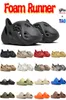 Ploam Runner Mens Sandals Designer Kapcie dla kobiet mężczyzn Mężczyzny Flat Slippper Luksusowe damskie buty sandałowe guma plaża slajd czarny BO7345841