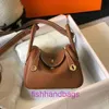 10A top quality bag women purse Designer Tote Herrmms Lindiss Bags Fully hand wax thread mini cowhide genuine leather doctor With Original Logo 39CD