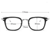 Lunettes de soleil Frames Pure Titanium Square Lunes Cadre pour les hommes Message à la main de haute qualité Prescription Femmes Vintage Retro Style