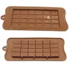 Grades de molde de silicone retângulo 24 bolo de chocolate molde cuba geléia