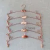 Non-Slip Underwear Hanger Creative Gold Rose Metal Hangers Clothing Store Exquisite Underpants Bra Showing Stand Th0949 s