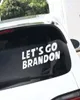 20x7cm Let039s Go Brandon Sticker Party Favor for Car Trump Prank Biden PVC Naklejki 3503143