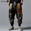 Pantaloni da uomo Charmkpr uomini lunghi motivi estivi Block Block patchwork Pantaloni in vita casual 2024 Streetwear 2-2xl