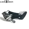 Танцевальная обувь Loogtshon латиноат -водная платформа танцующая женщина модные каблуки джаз для девочек бальный зал