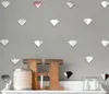 50st Nordic Diamond Mirror Wall Stickers for Kids Room Acrylic Mirrored Decorative Sticker Nursery Mirror Wall Decals6892153