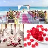 Decorative Flowers Silk Rose Petals Artificial Fake Colorful Love Romantic Wedding Anniversary Festive Party Favors Decoration