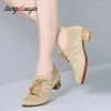 Scarpe da ballo da 3,5 cm Donne tallone da donna moderna traspirante ragazza comoda sneaker soft per balletto