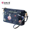 Mots de repasse Flower Princess Brand New Animal Planet Brodemery Sacs d'épalsine adolescente sacs de messager crossbody sac à main Bolsa Feminina