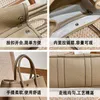 Tote bag genuine leather Garden Baotou layer cowhide casual and minimalist with large capacity and lightweight cowhide brides wedding bag tote bag for gift giving