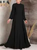 Etniska kläder Eid Ramadan Bön Abayat Mellanöstern Turkiet Abaya Dubai Muslim Fashion Femme Islam Stor kjol Kvinnlig afrikansk maxiklänning