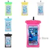 Mobile Pouche de 6 pouces Téléphones imperméables Floating Airbag Sac de baignade PVC Écoute de téléphone portable pour la plongée de natation Swearfing Beach Utiliser Th1107