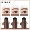 Улучшители 1 набор Lazy Brow Powder Set Set Retouching Hears Brow Face Fece Shadow Водонепроницаем