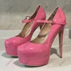 Обувь обувь Sukeia Women Women Purss Purss Waterpronation Course Toe Sexy Stiletto Heels Wine Red Pink Fuchsia Party Ladies Plus US Size 5-20
