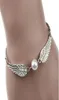 Angel Wings Charms Anklet Women Foot Bracelet Brand Beach Fashon Leg Bracelet Chain Imitatie Pearls Paar Indian Anklet Party J5703719