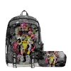 Zaino sparatutto splatoon 3 zaino personaggio blade farfly ninja studente scolastico cartoni backpack cosplay bushbag