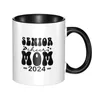 Mugs Senior Cheer мама 2024 Кофе роскошная для обеденного стола гладкая чашка тела экологически чистая керамика