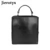 Buckets JIEROTYX 3D Skull Box Handbag for Women Gothic Top Handle Shoulder Bag Personality Punk Cell Phone Bags Maquillage