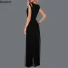 2024 Womens Summer Casual Jumpsuits Solid Elegant Sleeveless High Waist Women s Overalls Female Party Club Outfits 240409