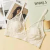 Bras Thin Breathable Lace Underwear For Women Wireless Gathered Bra Push Up Comfortable Bralette Female Fashion Sexy Lingerie