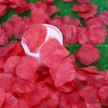 Kwiaty dekoracyjne 2000pcs czerwone płatki róży realski sztuczny kwiat na romantyczny noc walentynkowy ślub