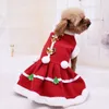Vêtements pour chien animaux de chiot robe de Noël vêtements de Noël double velours