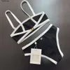 Nuevo diseñador de trajes de baño para mujeres Bikini trajes de baño 2024ss Sexy Solid Cutbed Women One Piece Swimsuit Traje de baño Femenino Playa de verano Bikini de natación