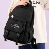 Taschen 2023 Neue Doppel -Gurt -Umhängetasche Student Rucksack Leicht Nylon School Taschen Reise Pack Mode vielseitige Taschen