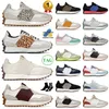 Toppkvalitet 327 Rinnande skor Designer 327S OG Sneakers Sea Salt Leopard Phantom Bourgogne Beige White Gum Pink Navy Outdoor Trainers N327 Tennis Loafers Dhgate