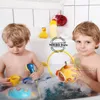Babybad speelgoed voor kinderen onderzeeërdouche waterspray set badkuip speelgoed 240407